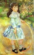 Pierre Renoir Girl with a Hoop China oil painting reproduction